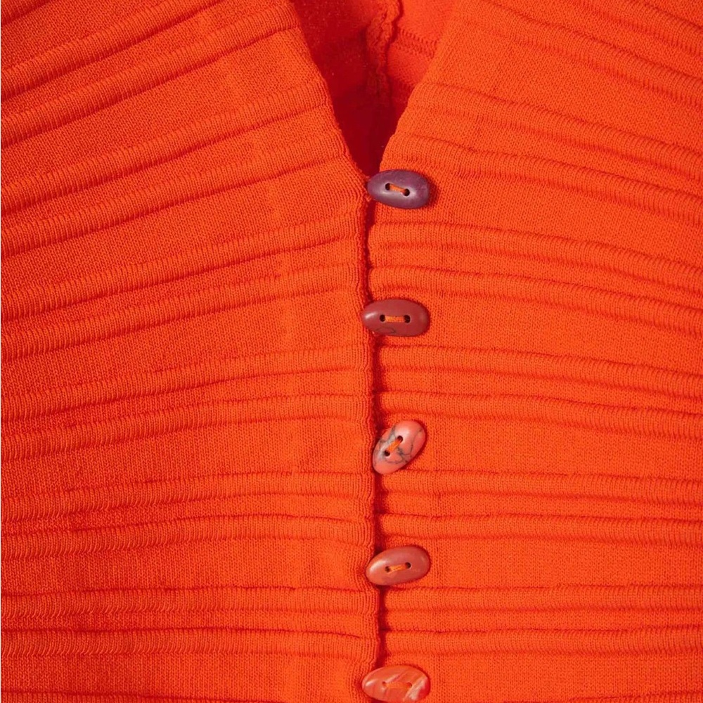 NWOT Cult Gaia Blair Cardigan Orange - Picture 7 of 12